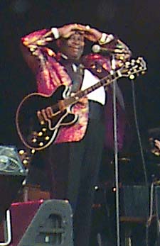 B.B. King on stage